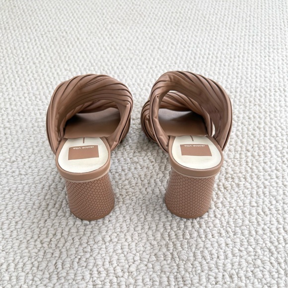 Dolce Vita Pilton Woven Sandal Heels - Picture 9 of 11